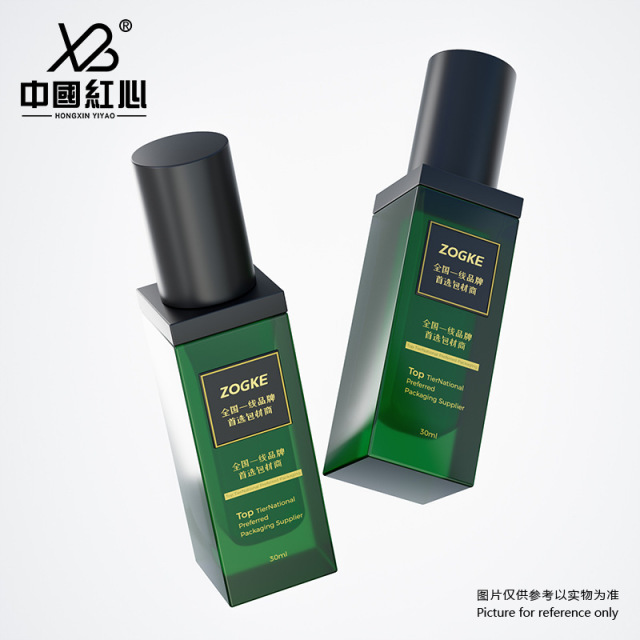 Manufacturer's in-stock 30ml, 50ml, 80ml tall square lotion bottles, square lotion bottles, cosmetic bottles for lotion and emulsion dispensing.