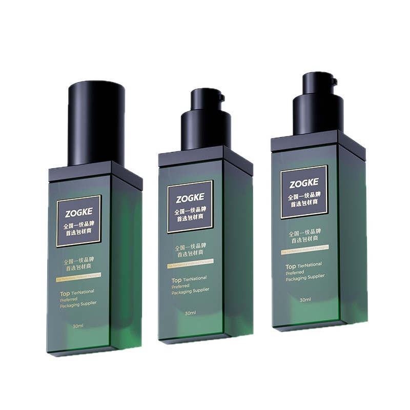 Manufacturer's in-stock 30ml, 50ml, 80ml tall square lotion bottles, square lotion bottles, cosmetic bottles for lotion and emulsion dispensing.