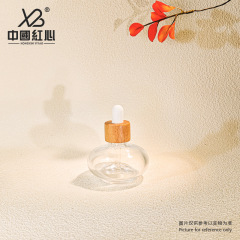 New Arrival & In-Stock: 30ml Transparent Curling Bottle - Dropper Bottle for Essential Oils & Serums, Travel-Size Container, Customizable with Spraying/Silk Screen Printing, Wholesale Available