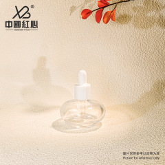 New Arrival & In-Stock: 30ml Transparent Curling Bottle - Dropper Bottle for Essential Oils & Serums, Travel-Size Container, Customizable with Spraying/Silk Screen Printing, Wholesale Available