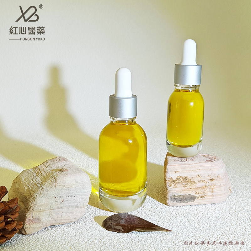 Factory In-Stock: New Style 15ml/30ml Essential Oil Bottles with Round Shoulders & Thick Base – Suitable for Cosmetic Serums, Dropper Bottles & Aromatherapy Bottles