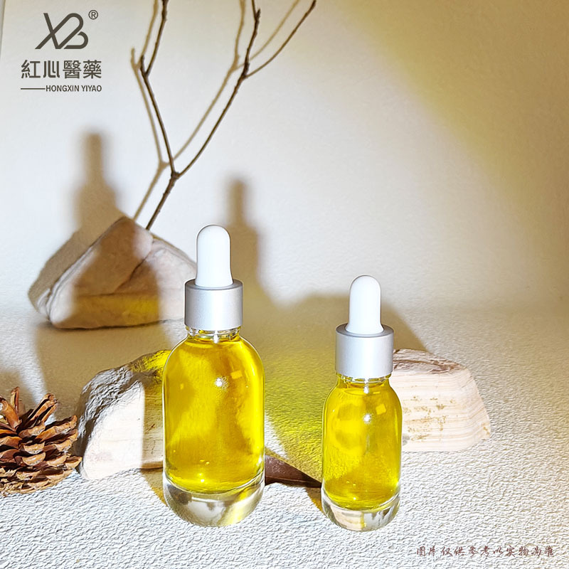 Factory In-Stock: New Style 15ml/30ml Essential Oil Bottles with Round Shoulders & Thick Base – Suitable for Cosmetic Serums, Dropper Bottles & Aromatherapy Bottles