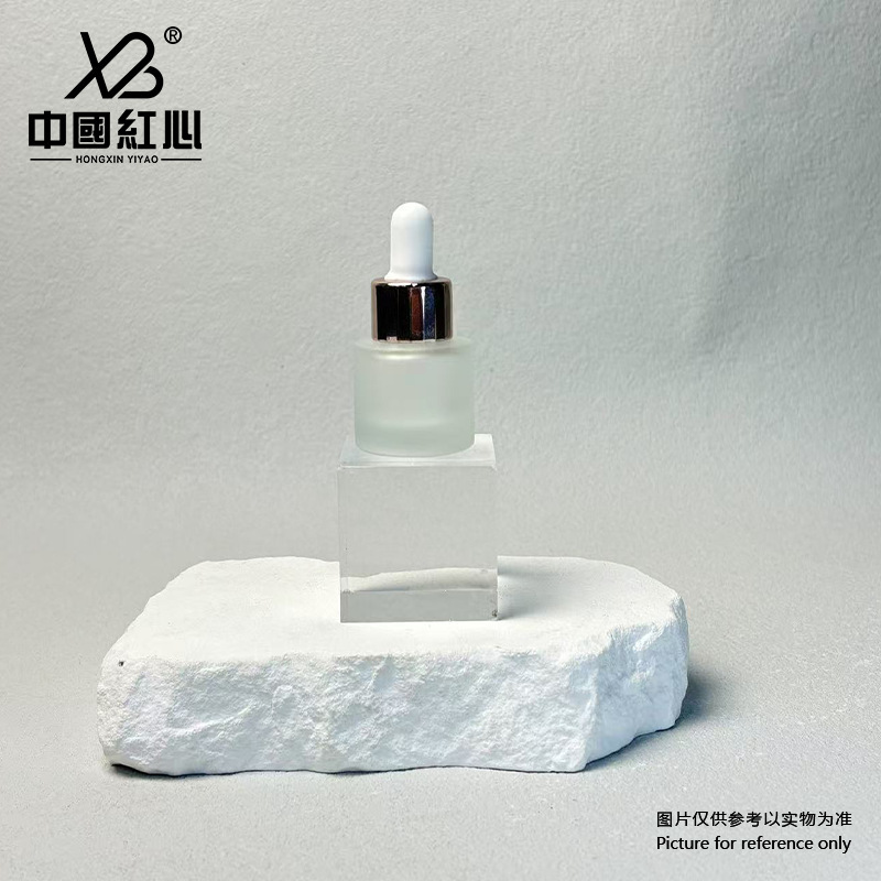 Factory In-Stock 5ml/10ml/15ml/30ml Cylindrical Flat-Shoulder Dropper Bottles – Screw-Top Glass Jars for Essential Oil Dispensing