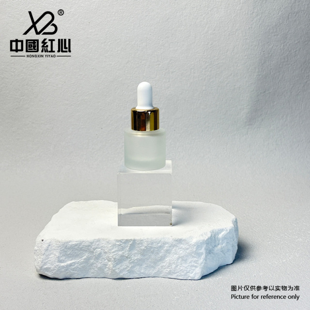 Factory In-Stock 5ml/10ml/15ml/30ml Cylindrical Flat-Shoulder Dropper Bottles – Screw-Top Glass Jars for Essential Oil Dispensing