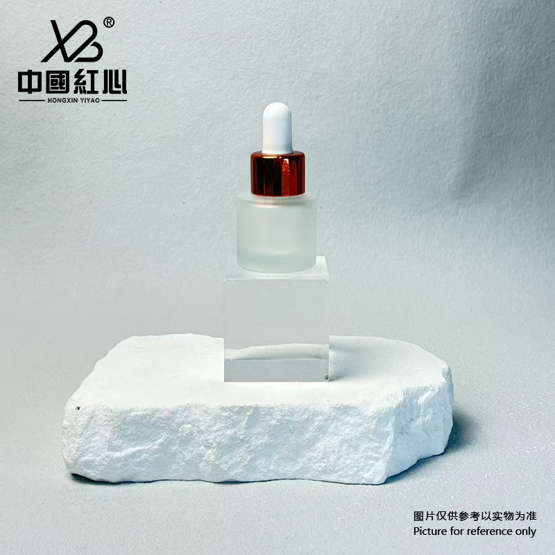 Factory In-Stock 5ml/10ml/15ml/30ml Cylindrical Flat-Shoulder Dropper Bottles – Screw-Top Glass Jars for Essential Oil Dispensing