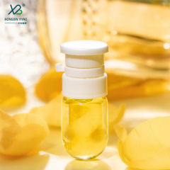 3-10ml Clear Medical Aesthetic Serum Bulb Bottles - Double-Crimp Cosmetic Vials for Essential Oils | Hot-Selling Cross-Border, Gold/Silver Logo Heat-Stampable