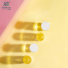 3-10ml Clear Medical Aesthetic Serum Bulb Bottles - Double-Crimp Cosmetic Vials for Essential Oils | Hot-Selling Cross-Border, Gold/Silver Logo Heat-Stampable