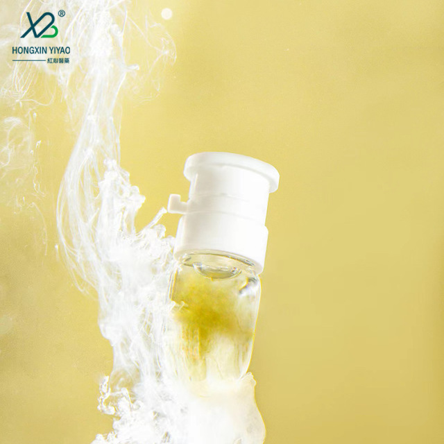 3-10ml Clear Medical Aesthetic Serum Bulb Bottles - Double-Crimp Cosmetic Vials for Essential Oils | Hot-Selling Cross-Border, Gold/Silver Logo Heat-Stampable