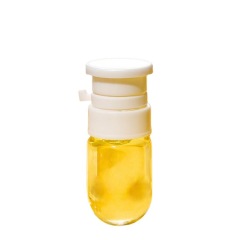 3-10ml Clear Medical Aesthetic Serum Bulb Bottles - Double-Crimp Cosmetic Vials for Essential Oils | Hot-Selling Cross-Border, Gold/Silver Logo Heat-Stampable