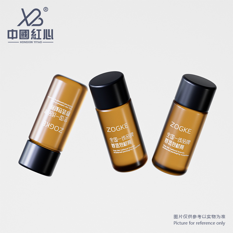 New Creative 5ml/10ml Amber Screw-Top Vials - Sample Dispensing Bottles for Camellia Oil, Oral Liquid & Stock Solution