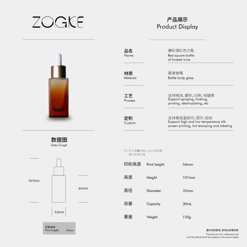 Manufacturer's In-Stock 5ml/30ml Square Dropper Bottles - Empty Glass Bottles for Aromatherapy/Wish Bottles/Serum (Wholesale)