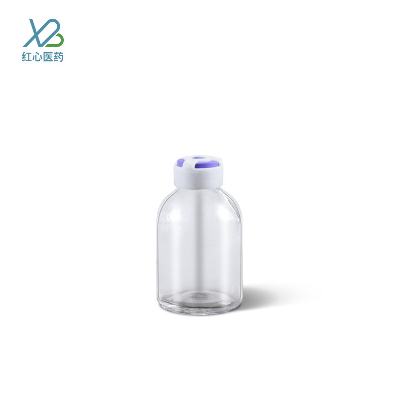 Wholesale 10ml/20ml/30ml/50ml Medical-Grade Penicillin Snap-Top Molded Bottles - Transparent Lyophilized Powder Vials