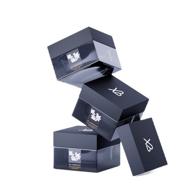 Factory Ready Stock: 30ml/50ml Square Glass Jar – Cosmetic Packaging for Face Cream, Refillable Beauty Kit Container