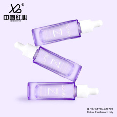Factory Ready Stock: 30ml Square Glass Dropper Bottle with Bamboo Collar – Ideal for Serum, Essential Oil, Travel-sized Packaging, Wholesale