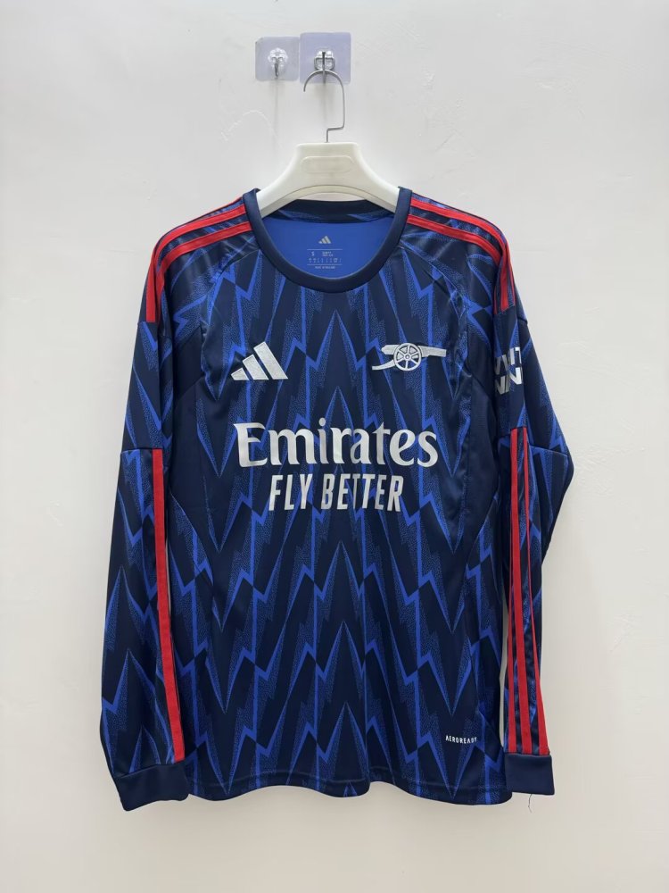 2025/26 Arsenal Away Jersey Long Sleeve