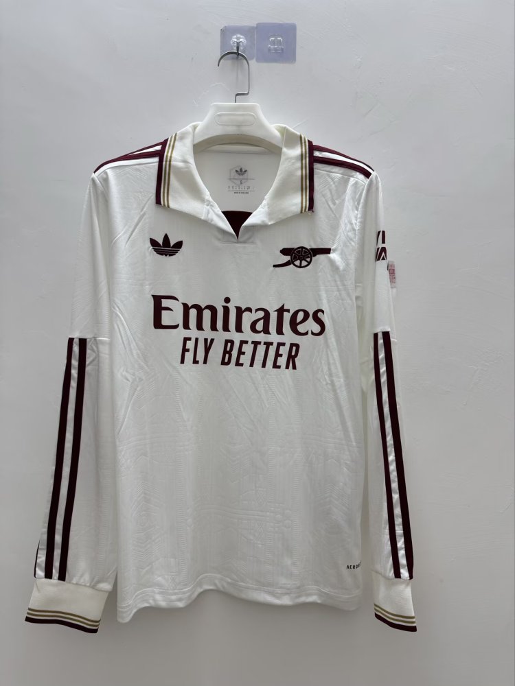 2025/26 Arsenal Away Jersey Long Sleeve