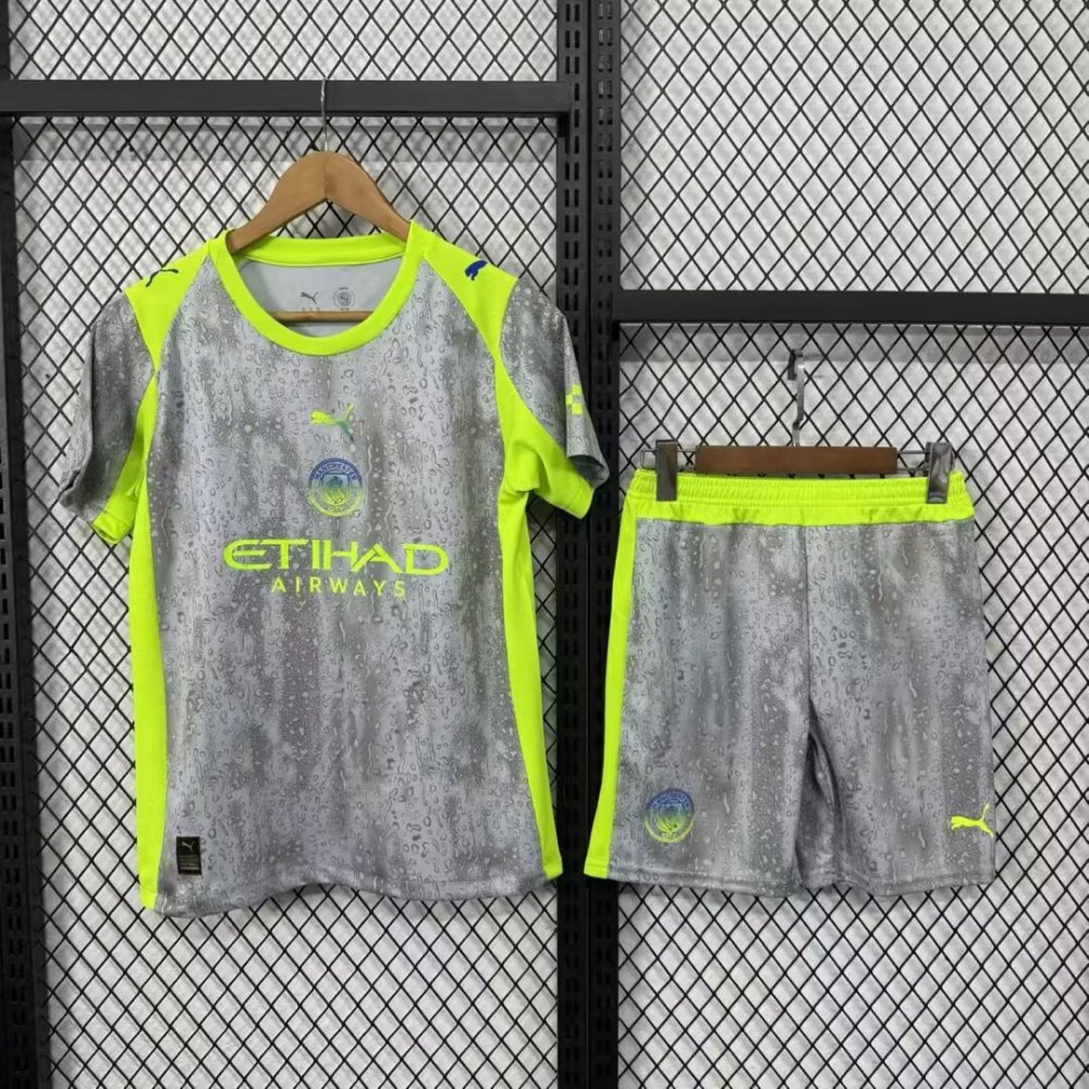 2025/26 Manchester City Third Away Kids Jersey