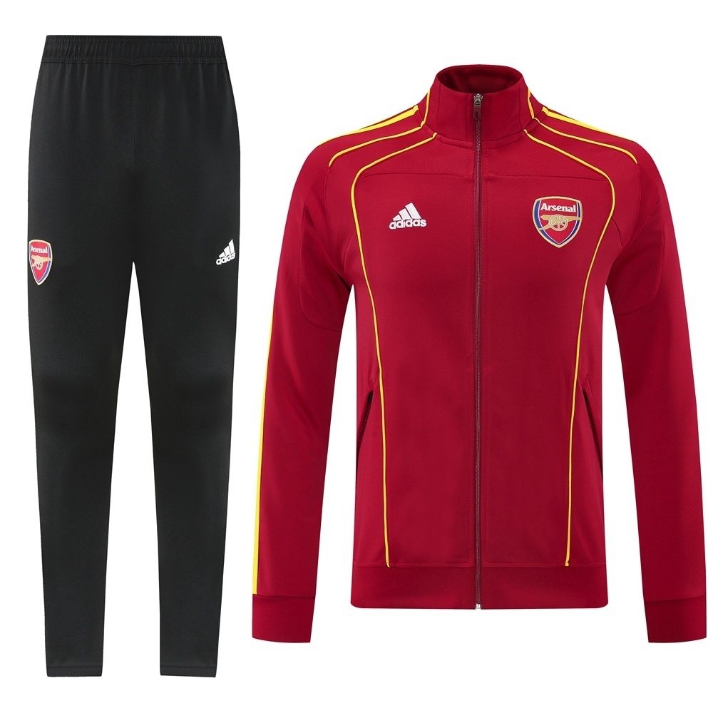 25/26 Arsenal Red Jacket Suit Winter Long Sleeve Adult Size