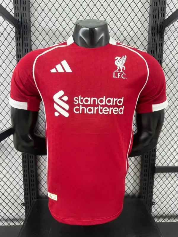 2025/26 Liverpool Home Jersey Player Version