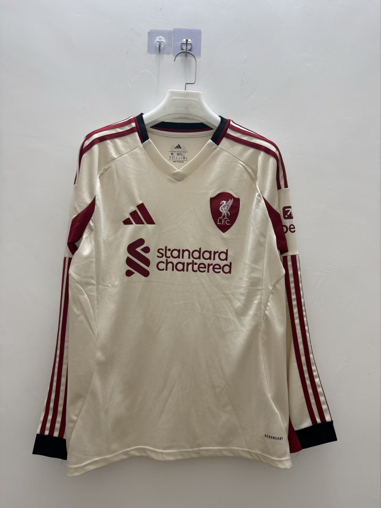 2025/26 Liverpool Away Jersey Long Sleeve