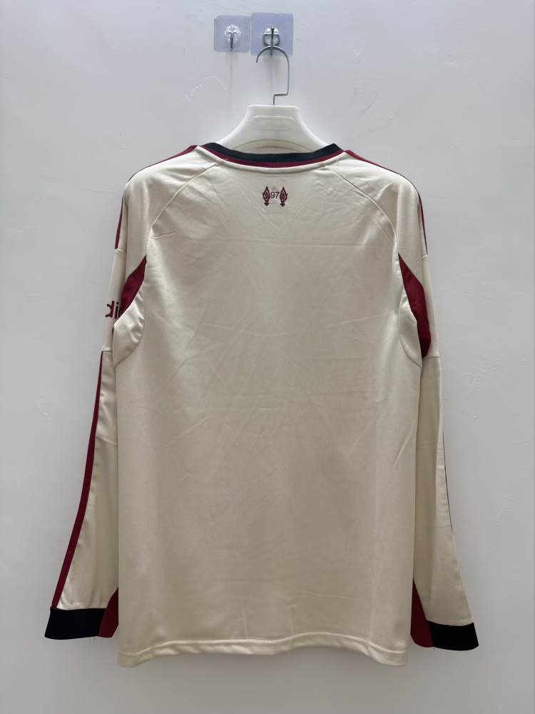 2025/26 Liverpool Away Jersey Long Sleeve