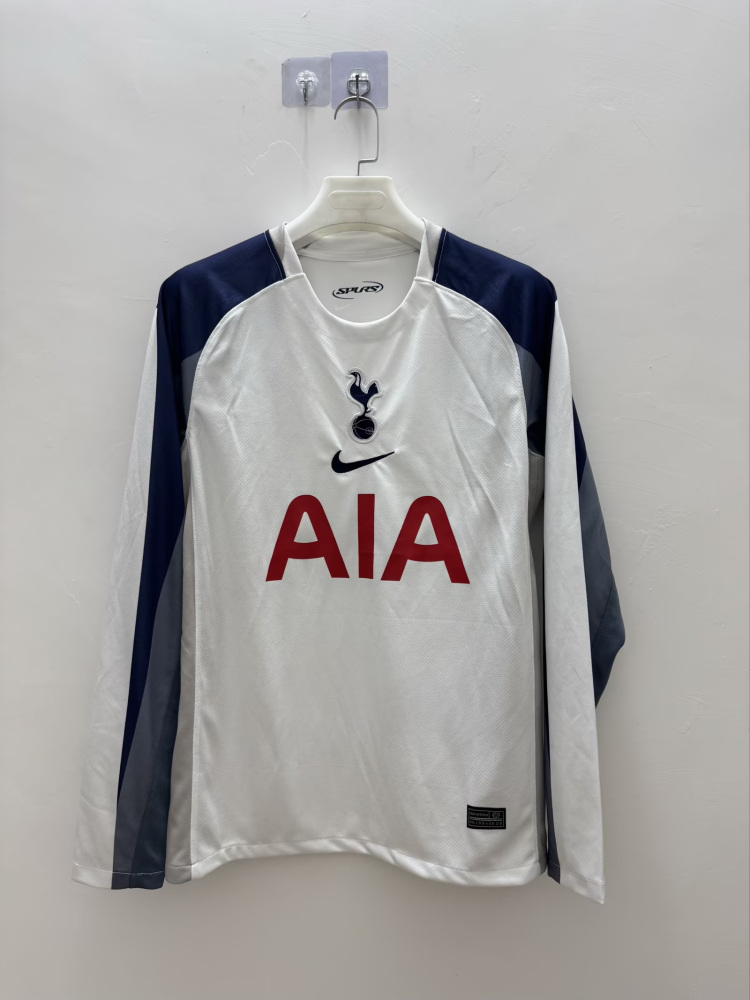 2025/26 Tottenham Hotspur Home Jersey Long Sleeve