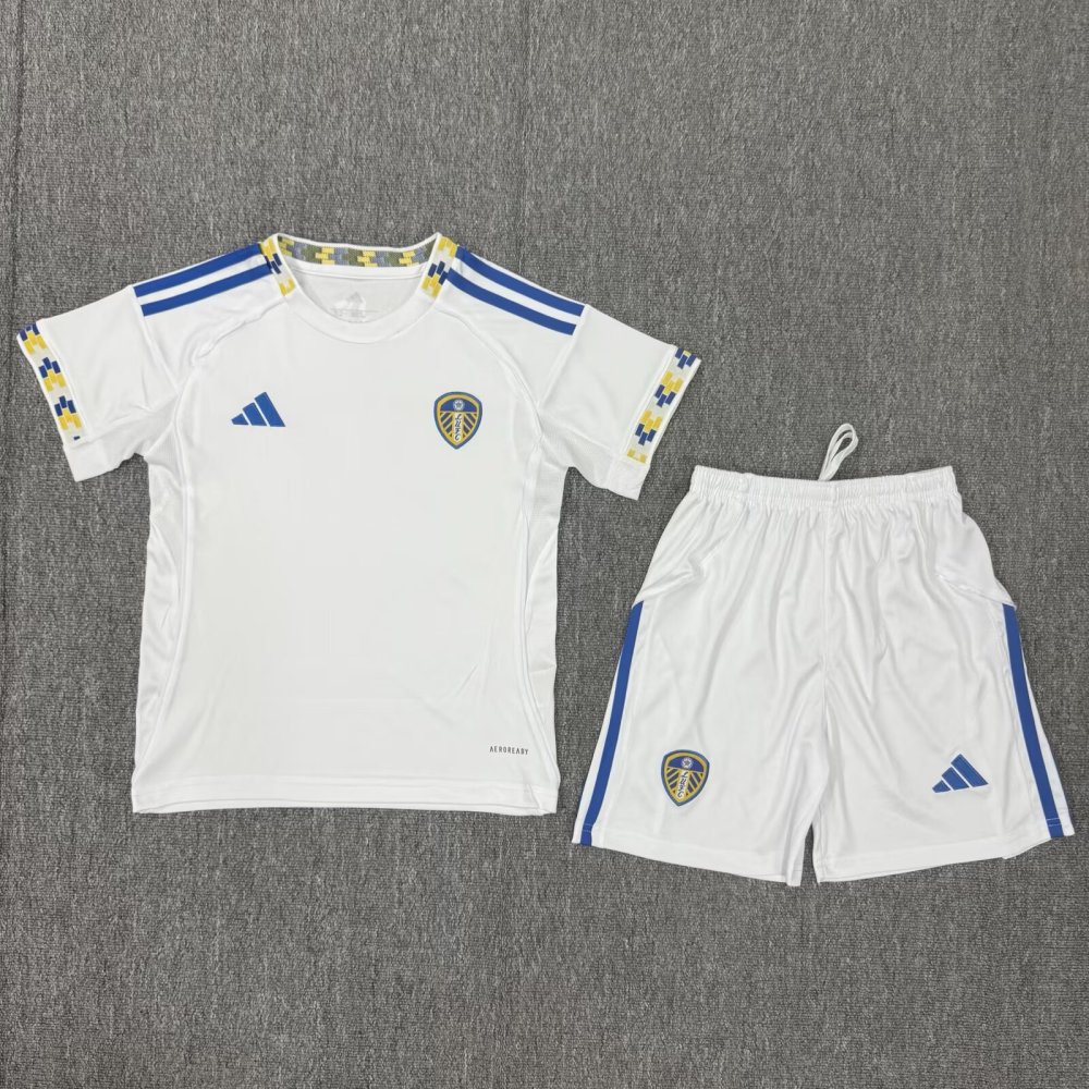 2025/26 Leeds United Home Kids Jersey