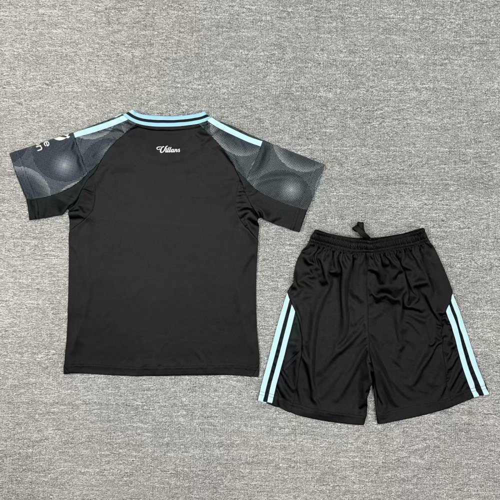 2025/26 Aston Villa Away Kids Jersey