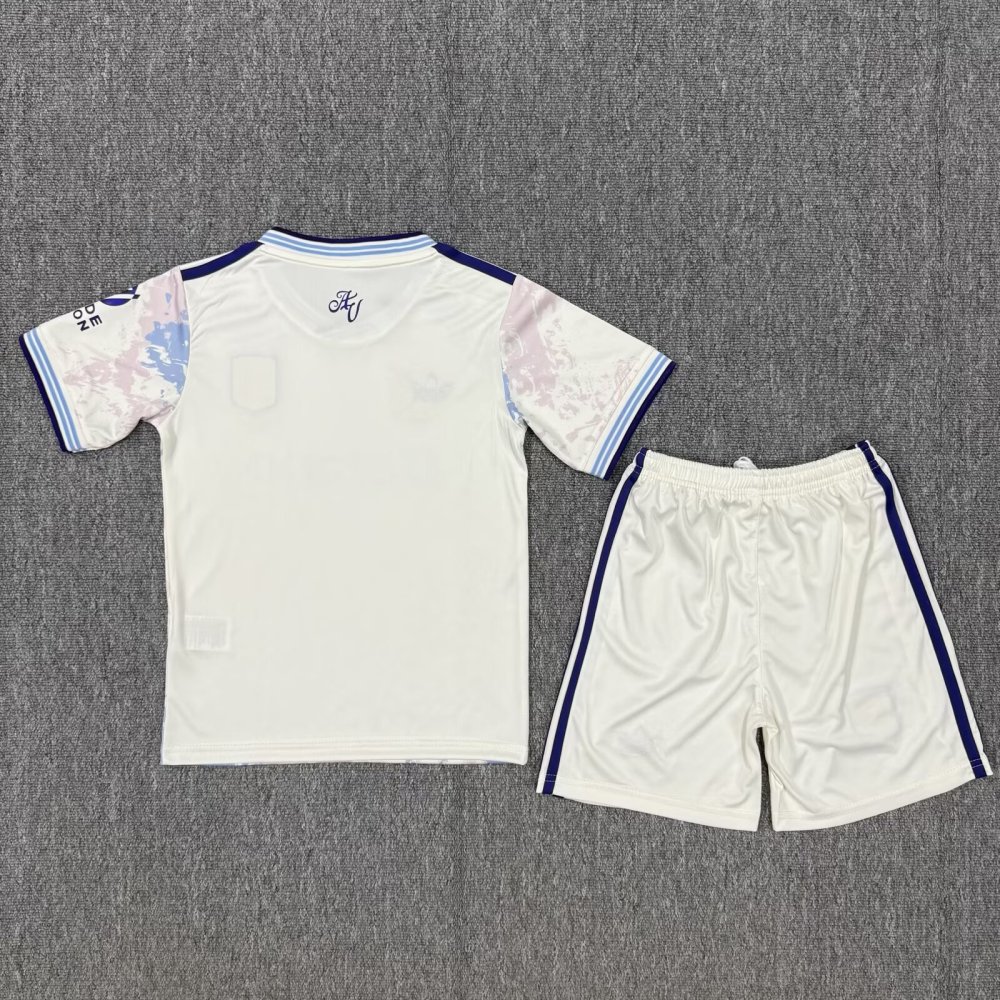2025/26 Aston Villa Third Away Kids Jersey
