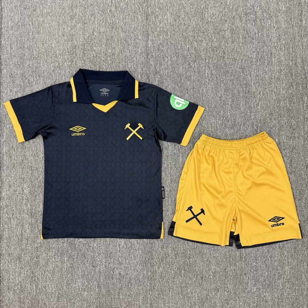 2025/26 West Ham United Third Away Kids Jersey
