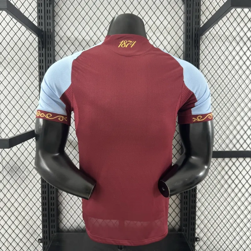 2025/26 Aston Villa Home Jersey Player Version