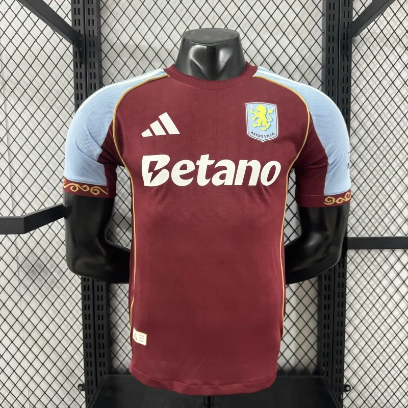 2025/26 Aston Villa Home Jersey Player Version