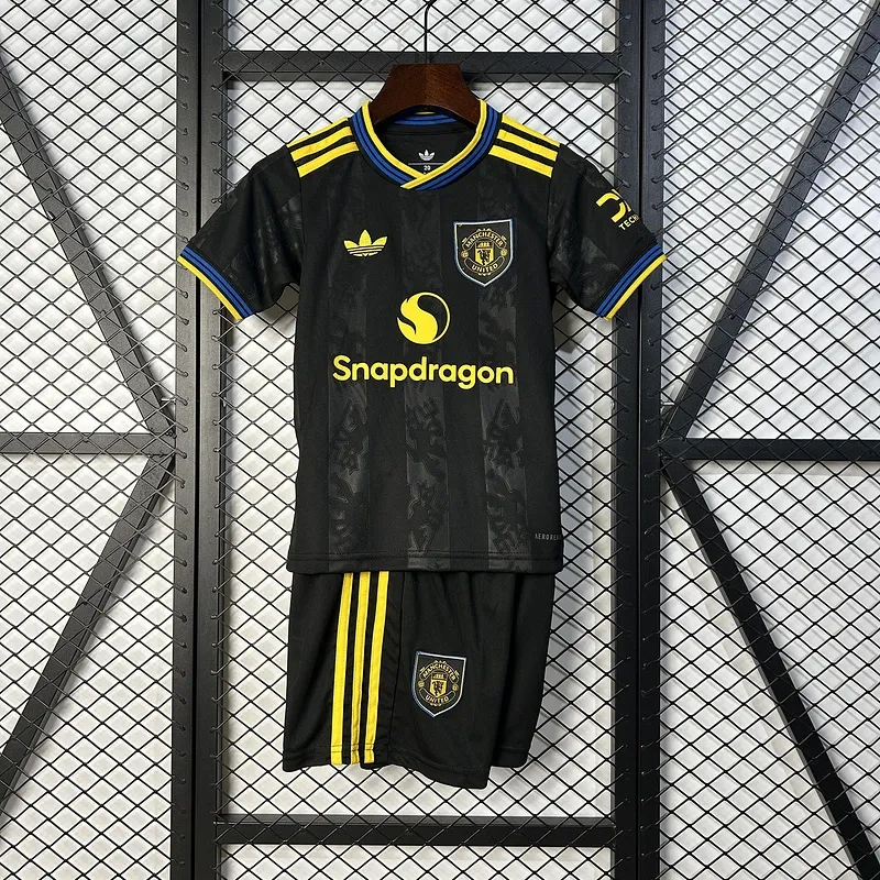 2025/26 Manchester United Third Away Kids Jersey