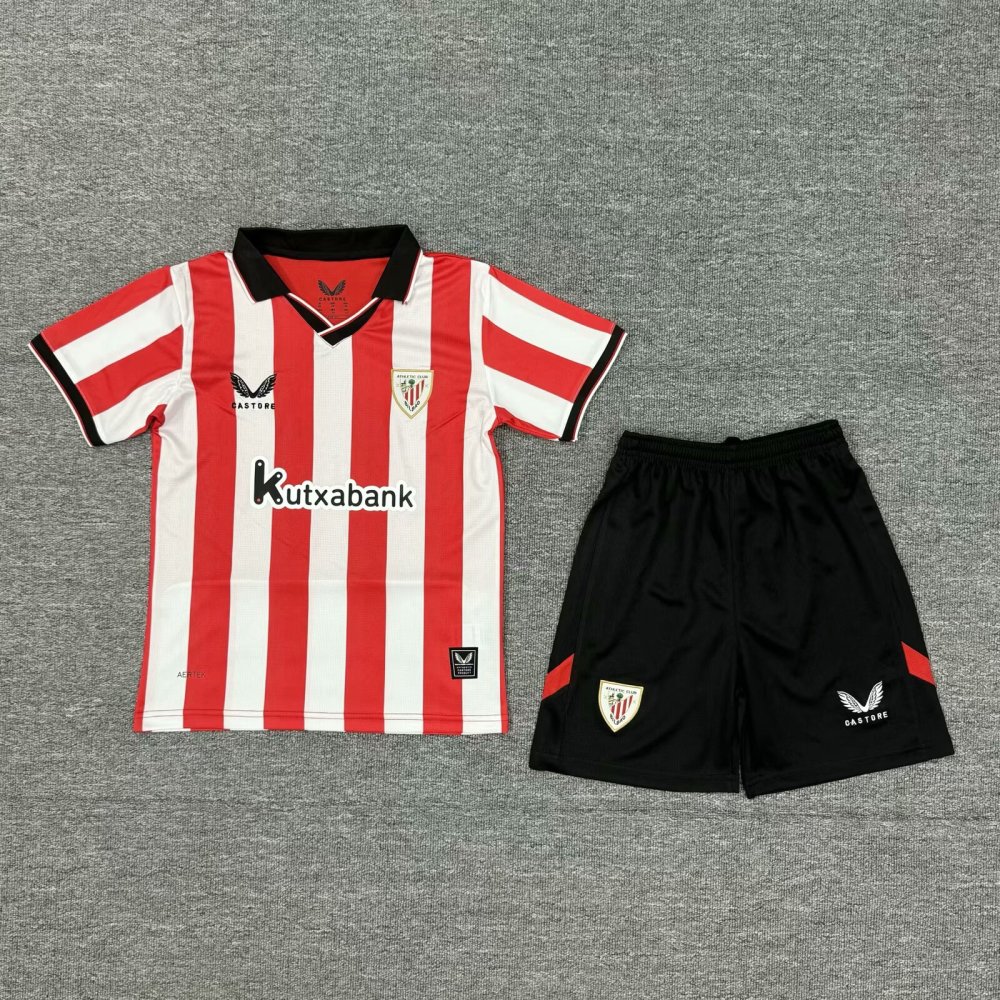 2025/26 Athletic Bilbao Home Kids Jersey