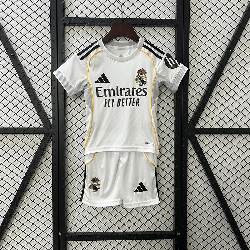 2025/26 Real Madrid Home Kids Jersey