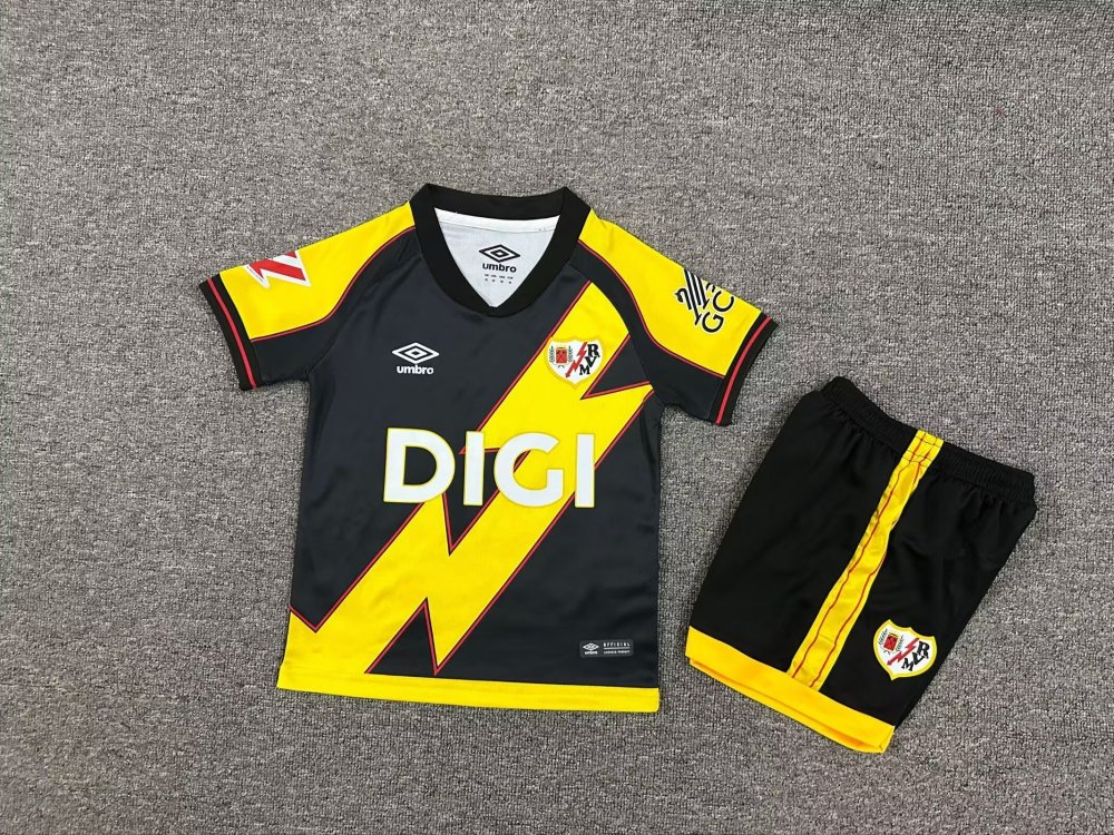 2025/26 Rayo Vallecano Third Away Kids Jersey