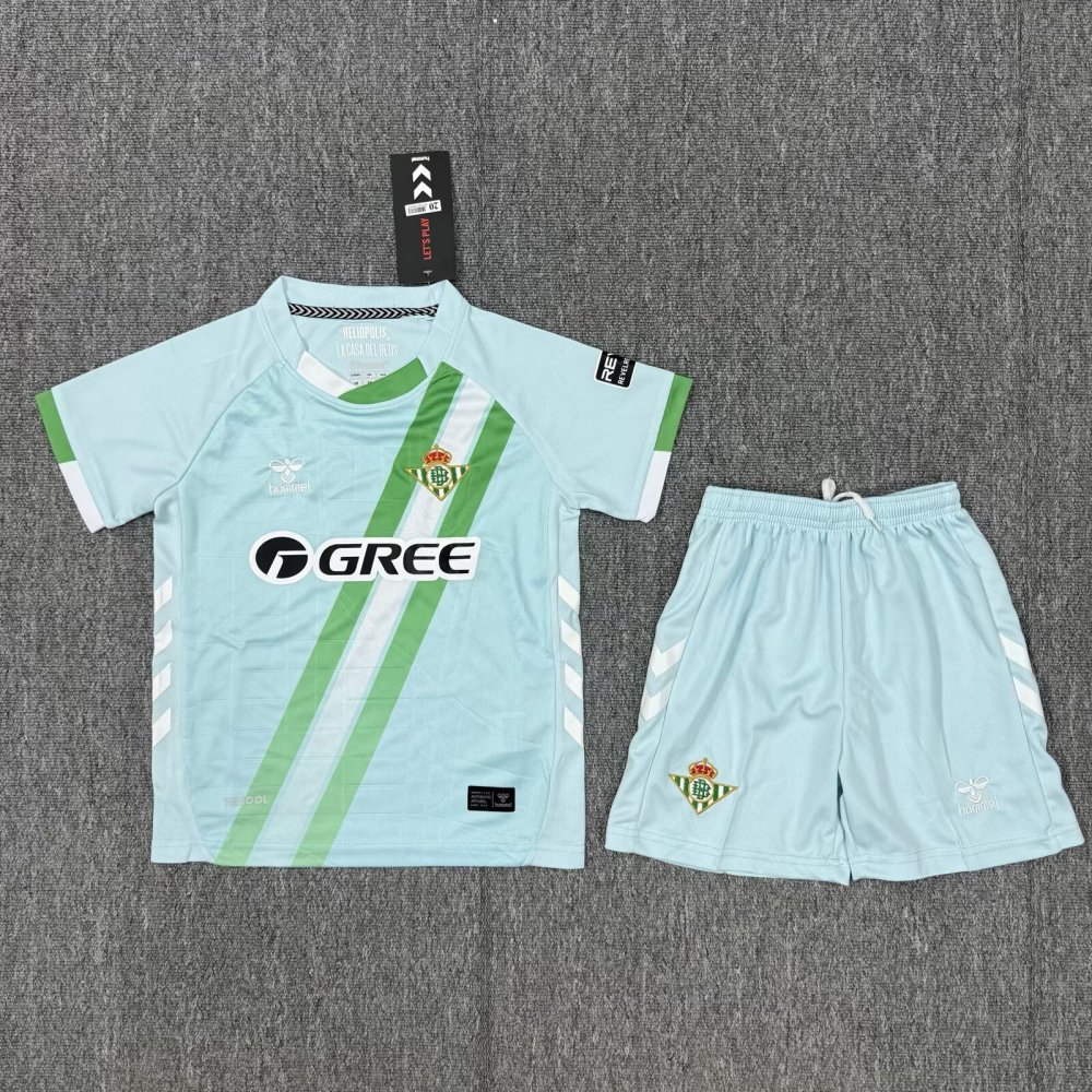 2025/26 Real Betis Away Kids Jersey