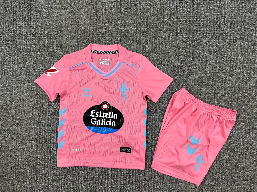 2025/26 Celta Vigo Third Away Kids Jersey