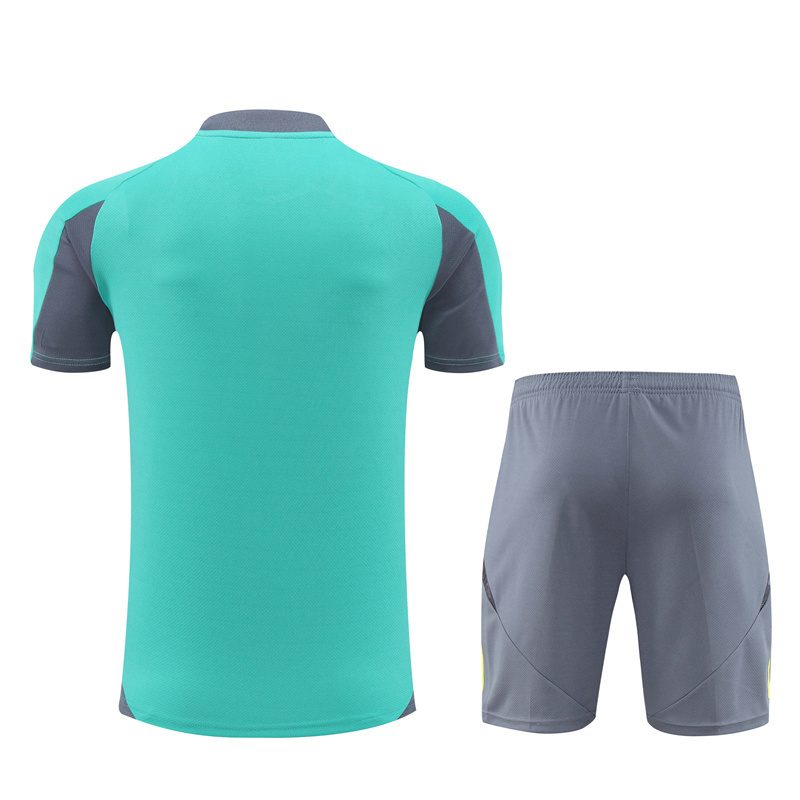 24/25 Ajax Green Summer Training Short Sleeve Suit Adult Size