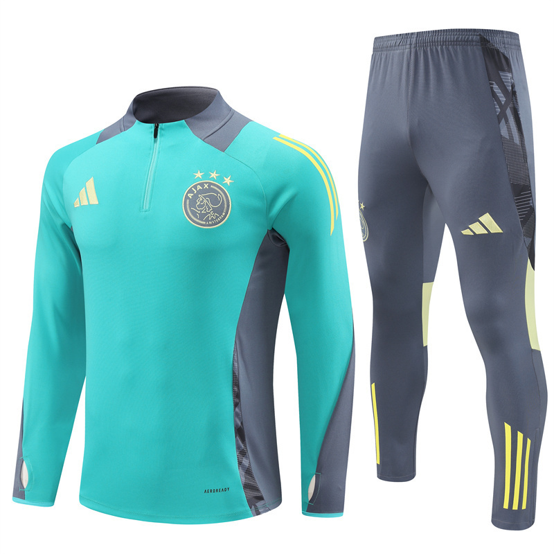 25/26 Ajax Winter Green Training Long Sleeve Suit Adult Size
