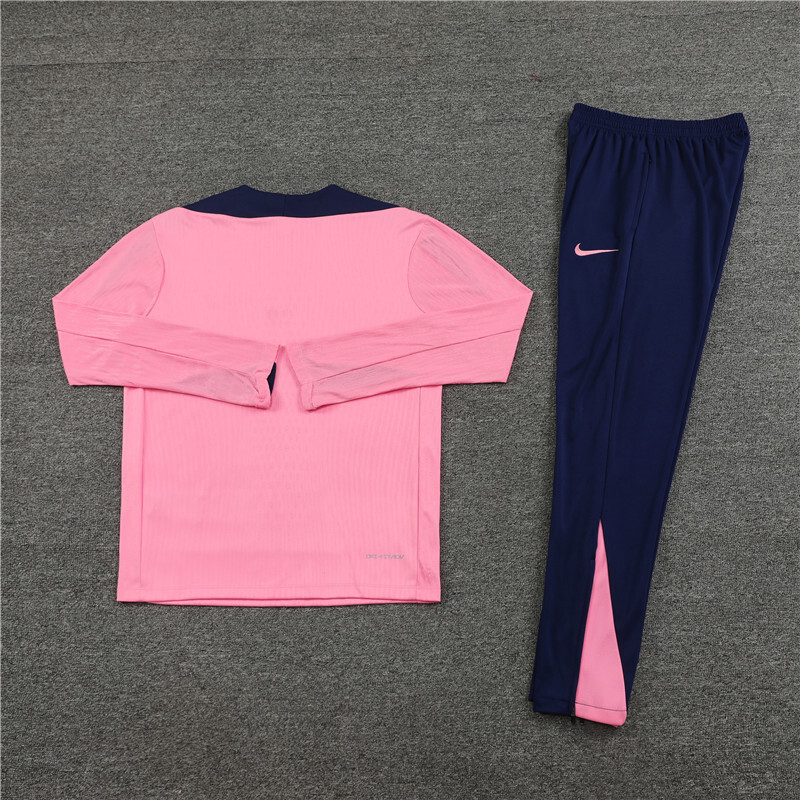 24/25 Atletico Madrid Pink Winter Training Long Sleeve Set [Player Version] Adult Size
