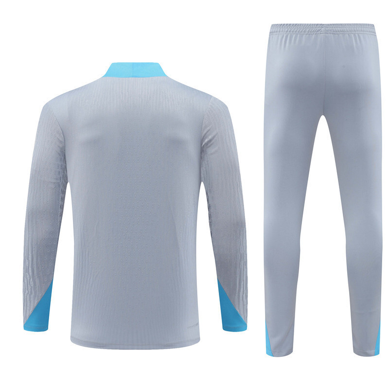 24/25 Atletico Madrid Grey Winter Training Long Sleeve Set [Player Version] Kids Size