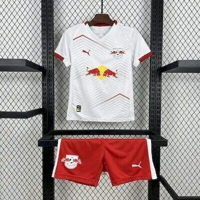2025/26 RB Leipzig Home Jersey Kids Kit
