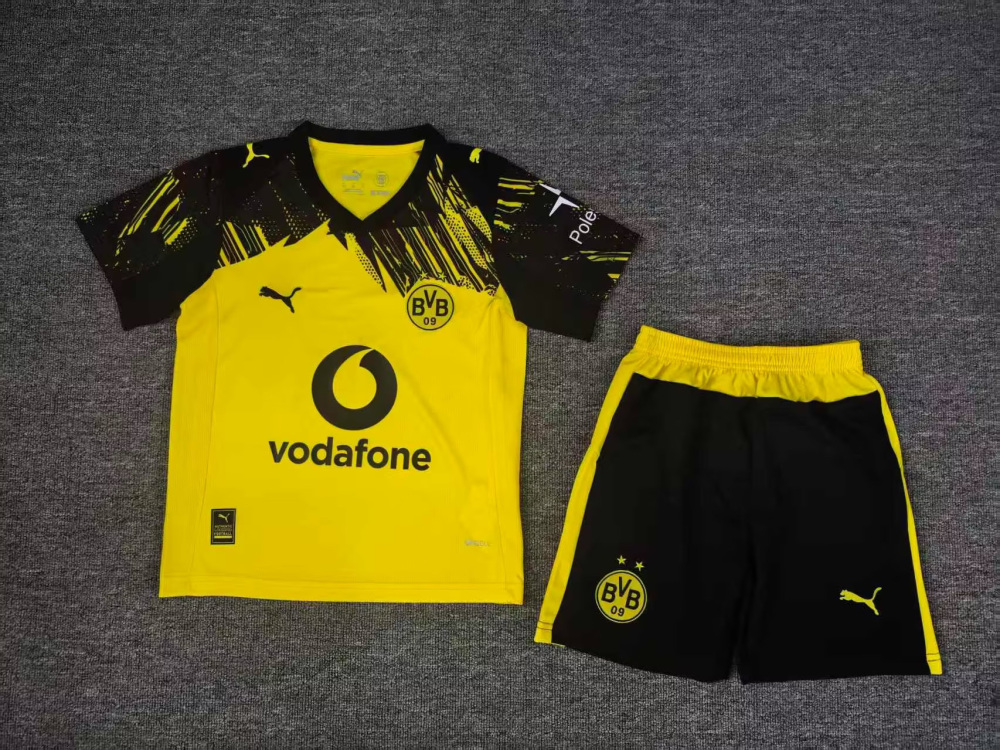 2025/26 Borussia Dortmund Home Kids Jersey