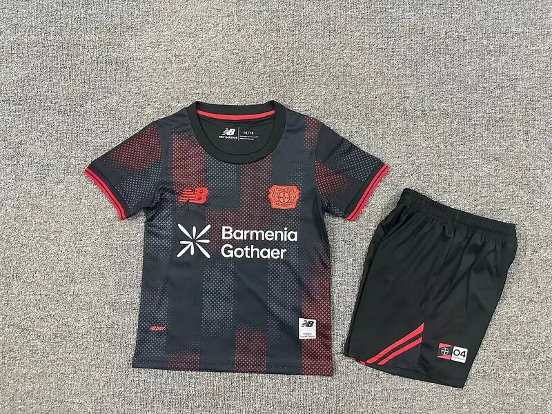 2025/26 Bayer 04 Leverkusen Home Jersey Kids Kit