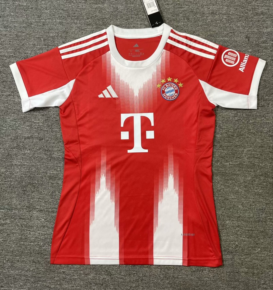2025/26 Bayern Munich Home Jersey Woman Size