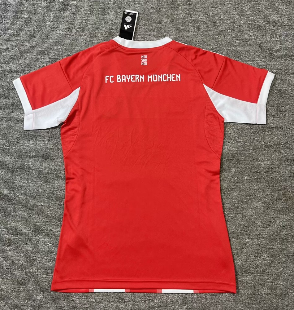 2025/26 Bayern Munich Home Jersey Woman Size