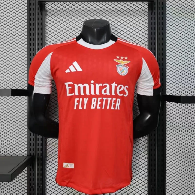 2025/26 Benfica Home Jersey Player Version
