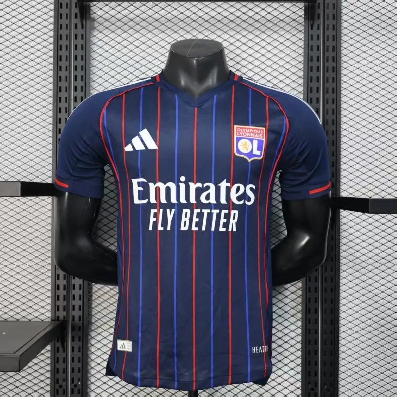 2025/26 Olympique Lyonnais Away Jersey Player Version