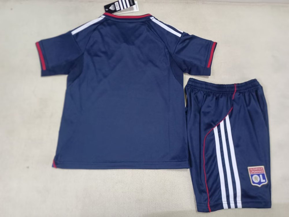 2025/26 Olympique Lyonnais Away Kids Jersey